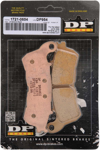 DP Brakes - DP Brakes Standard Sintered Metal Brake Pads - DP954