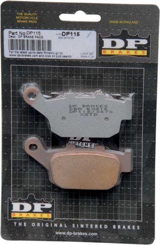 DP Brakes - DP Brakes Standard Sintered Metal Brake Pads - DP115