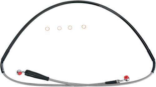 Moose Racing - Moose Racing Stainless Steel Braided Brake Line - S01-1-038/P