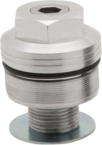 Burly Brand - Burly Brand Fork Preload Adjusters - Machined Aluminum Finish - B25-3001