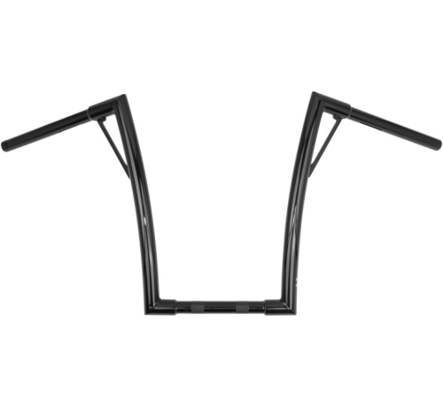 Burly Brand - Burly Brand 3-1/2in. Louie Handlebar - 16in. - Gloss Black - B12-7008B