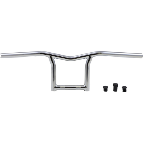 Burly Brand - Burly Brand 1in. Sid Handlebar - Chrome - 8in. End Rise - B12-6030C