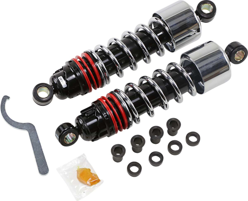 Burly Brand - Burly Brand Slammer Plus Shocks - Chrome - B28-1206
