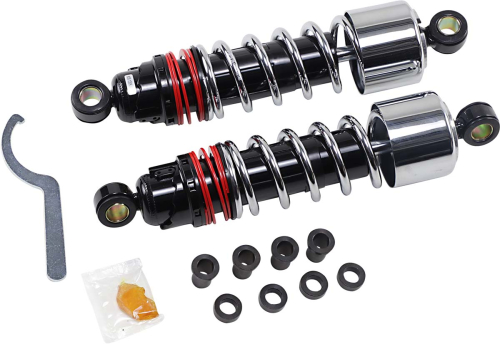 Burly Brand - Burly Brand Slammer Plus Shocks - Chrome - B28-1205