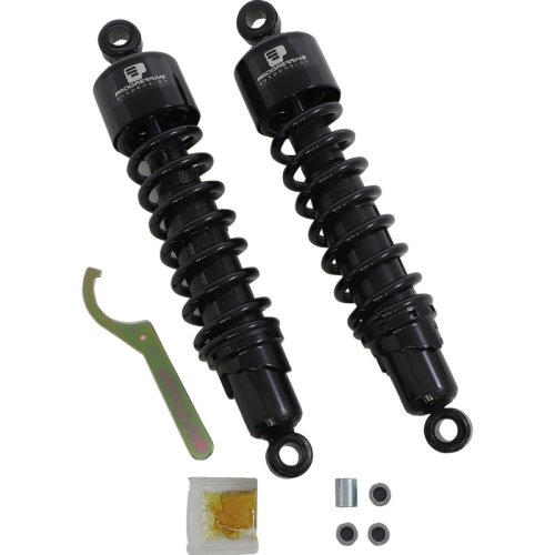 Progressive Suspension - Progressive Suspension 412 Series Magnum Steel Spring 13.5in. Shock - Black - 412-4266B