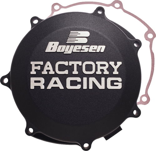 Boyesen - Boyesen Spectra Series Factory Clutch Cover - Black - CC-17CB