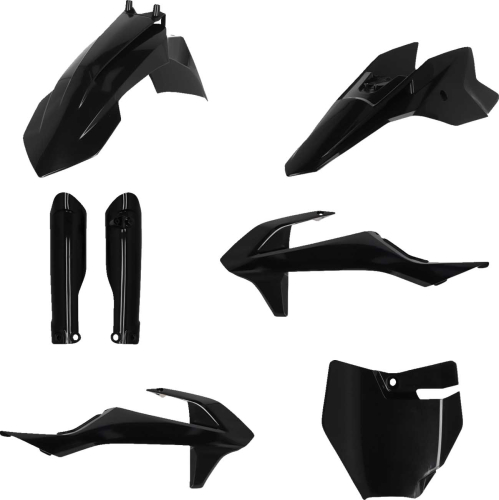Acerbis - Acerbis Full Plastic Kit - Black - 2980580001