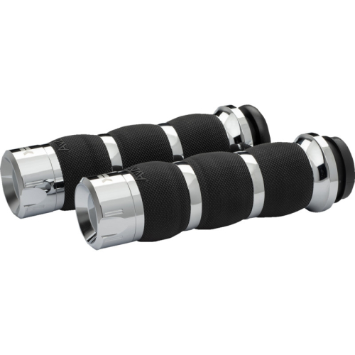 Khrome Werks - Khrome Werks Klassic Grips - Air Cushion - Chrome - 500295