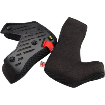 100% - 100% Cheek Pads for Aircraft Bicycle Helmet - Black - XS/Lg - 89008-00003