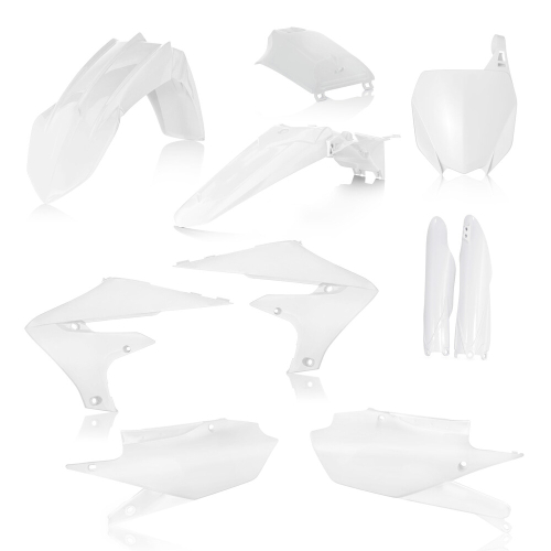 Acerbis - Acerbis Full Plastic Kit - White - 2979590002