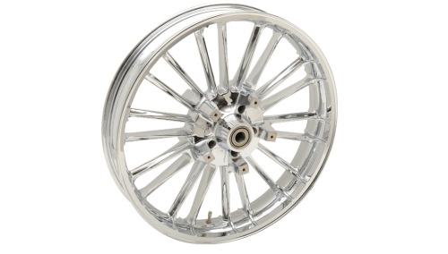 Coastal Moto - Coastal Moto Precision Cast Atlantic 3D Front Wheel - 21in.x3.5in. - Chrome - 3D-ATL213CH-ABST