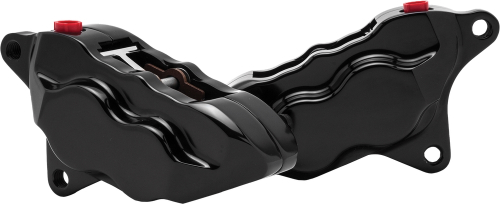 Hawg Halters Inc - Hawg Halters Inc 4 Piston Front Dual Brake Caliper Kit - Black - FKDDAB5018