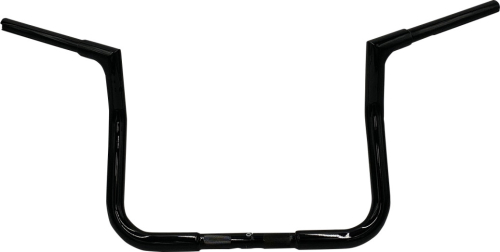 Fat Baggers, Inc. - Fat Baggers, Inc. 1-1/4in. EZ Install Reduced Reach Flat Top Handlebar - Black - 705011-B