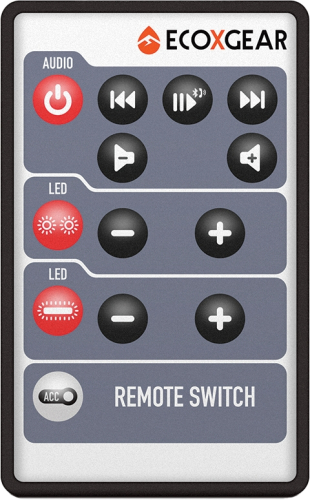 ECOXGEAR - ECOXGEAR RF Remote Control - ACC-EXSNDRMTBLE