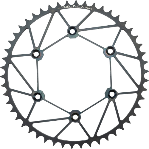 Dirt Tricks - Dirt Tricks Lightweight Steel Rear Sprocket - 52T - Black - KTM-52-D-B