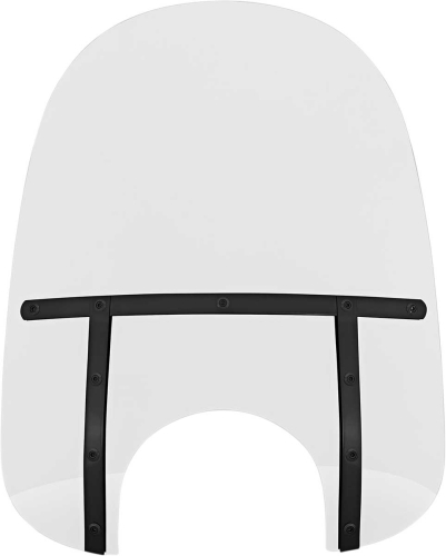 Memphis Shades - Memphis Shades Memphis Fats Windshield (9in. Cutout) - 21in. - Night Shades Clear - MEB3810