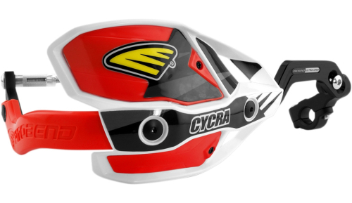 Cycra - Cycra Ultra Probend CRM Wrap Around Handguards - White/Red - 1CYC-7407-32X
