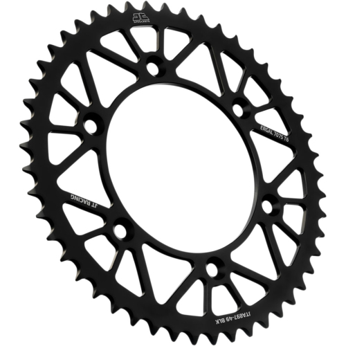 JT Sprockets - JT Sprockets RaceLite Aluminum Rear Sprocket - 49T - JTA897.49BLK