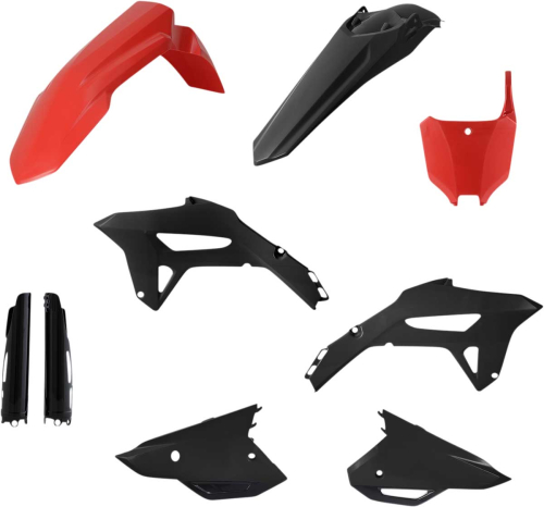Acerbis - Acerbis Full Plastic Kit - Red/Black - 2858921042