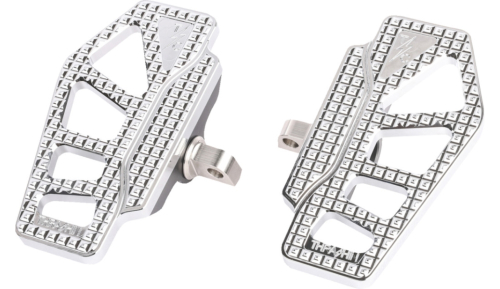 Thrashin Supply Company - Thrashin Supply Company Apex Mini Floorboards - Chrome - TSC-2217-3-D