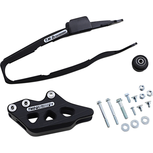 T.M. Designworks - T.M. Designworks Dirt Cross Multi-Purpose Chain Slide-N-Guide Kit FE1 Guide - Black - YCP-OR7-BK