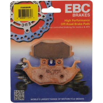 EBC - EBC R Series Long Life Sintered Brake Pads - FA686R