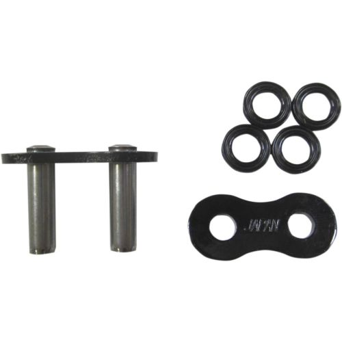 EK Chain - EK Chain Rivet Connecting Link for 530 Z 3D Premium Chain - M/L - Black - 530Z/3D-MLJ/K