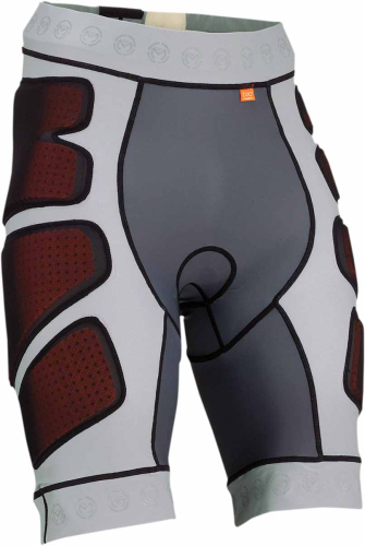Moose Racing - Moose Racing XC1 Guard Shorts - 2940-0414 - Gray - Small