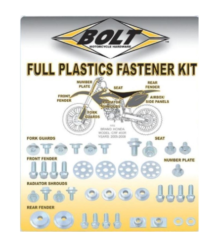 Bolt MC Hardware - Bolt MC Hardware Full Plastic Fastener Kit - KTM-1885SX