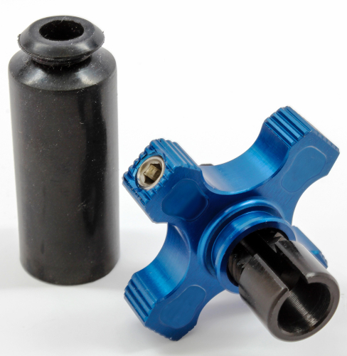 Works Connection - Works Connection Elite Perch Thumbwheel Assembly - Blue - 16-841