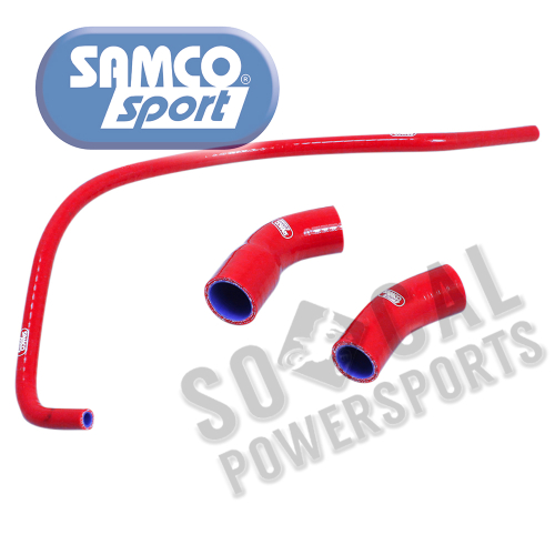 SAMCO Sport - SAMCO Sport Radiator Hose Kit - Red - YAM70-RD