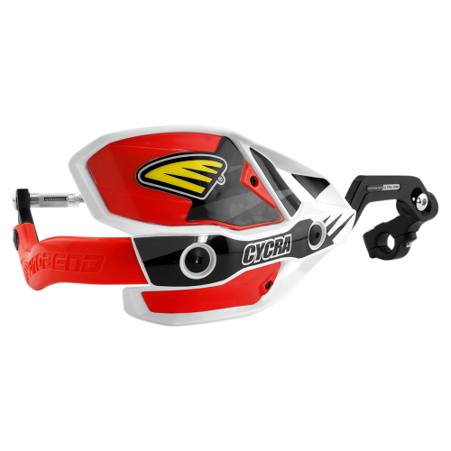 Cycra - Cycra Ultra Probend CRM Wrap Around Handguards - White/Red - 1CYC740733X