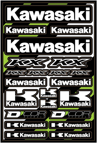DCOR - DCOR Decal Sheet - Kawasaki 2.0 - 40-20-101