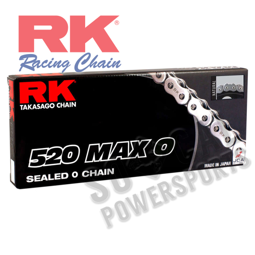 RK - RK 520 Max-O Chain - 116 Links - Natural - 520MAXO-116