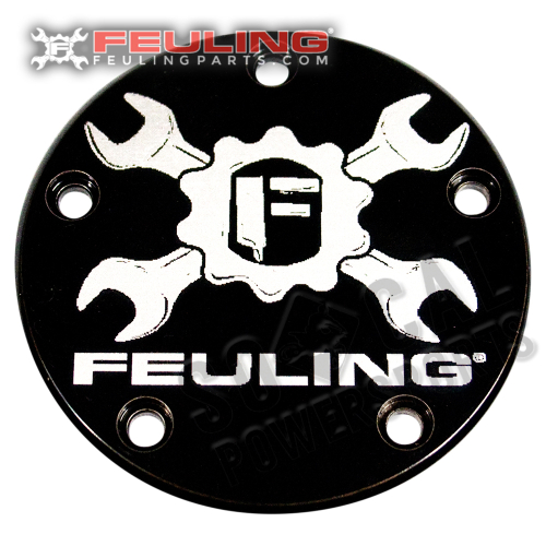 Feuling - Feuling Points Cover - Gear Cross Logo - Black - 9124