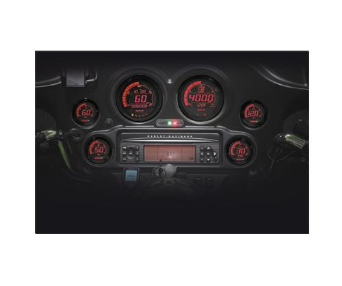 Koso North America - Koso North America Digital Gauge Cluster - Black - BA050903