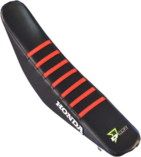 DCOR - DCOR Factory Reinforced Seat Cover - Black/Black/Red Ribs - 30-10-461