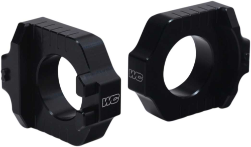 Works Connection - Works Connection Elite Axle Blocks - Black - 17-275