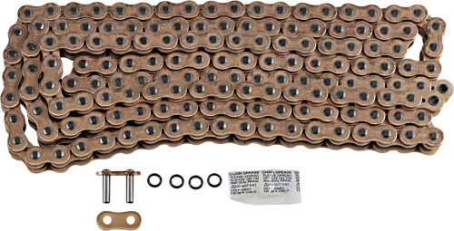 EK Chain - EK Chain 530 MVXZ2 Quadra X-Ring Chain - 150 Links - Gold - 530MVXZ2-150G