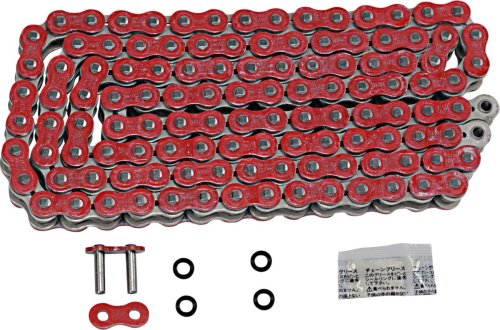 EK Chain - EK Chain 530 MVXZ2 Quadra X-Ring Chain - 120 Links - Red - 530MVXZ2-120R