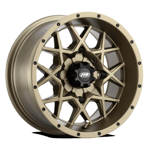 ITP - ITP Heavy-Duty Hurricane UTV Wheel - 14x7 - 4+3 Offset - 4/156 - Bronze - 1428638729B