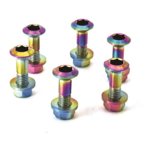 Flo Motorsports - Flo Motorsports Titanium Sprocket Bolts - Jet - FLO701JET