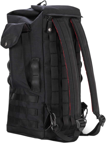 Burly Brand - Burly Brand Sissybar Bag/ Backpacks - Black Cordura Nylon - B15-1013B