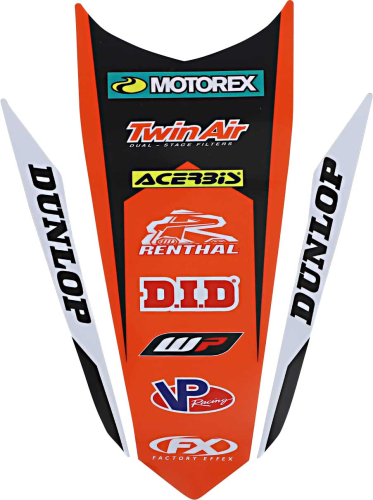 Factory Effex - Factory Effex Rear Fender Graphics Kit - Style 16 - 22-32532