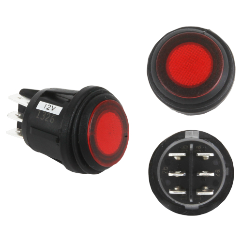 RIGID Industries - RIGID Industries Lighted Rocker Switch - 3 Position (On/Off/Auto) - 40181