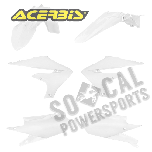 Acerbis - Acerbis Plastic Kit - White - 2685910002