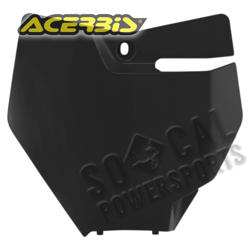 Acerbis - Acerbis Front Number Plate - Black - 2685950001