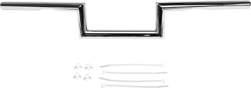 HardDrive - HardDrive 1in. Traditional Z Handlebar - 4in. - Chrome - 21-225
