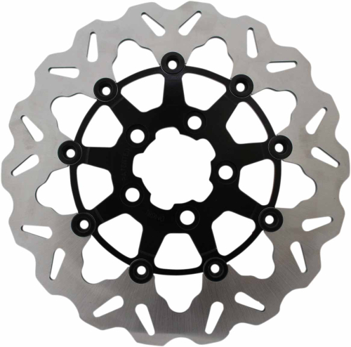Galfer Brakes - Galfer Brakes Floating Wave Rotor - Black - DF681CW-B