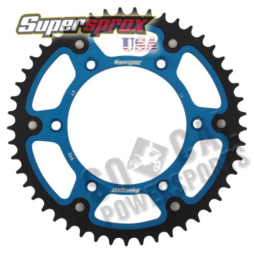Supersprox - Supersprox Stealth Rear Sprocket - 49T - RST-990-49-BLU
